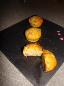 muffin jambon fromage