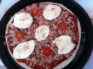 pizza thon mozzarella